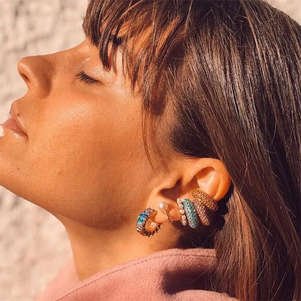 Hoops & Huggies earring